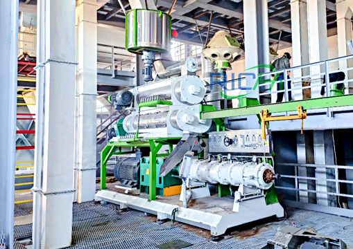 RICHI twin-screw extruder in Russian factory