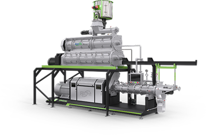 Fish feed extruder