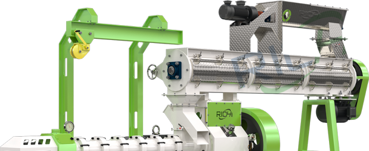 wet type fish feed machine features